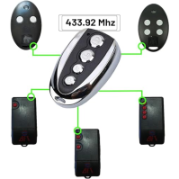 LEYF 2× univerzální dálkové ovládání garážových vrat 433,92 MHz, kompatibilní s modely BFT, MITTO2, MITTO4, TRC1, TRC2, TRC4, je